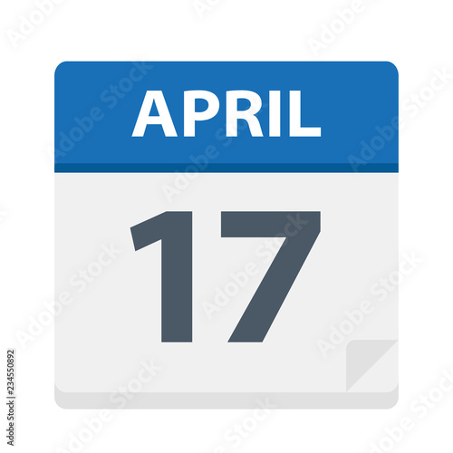 April 17 - Calendar Icon