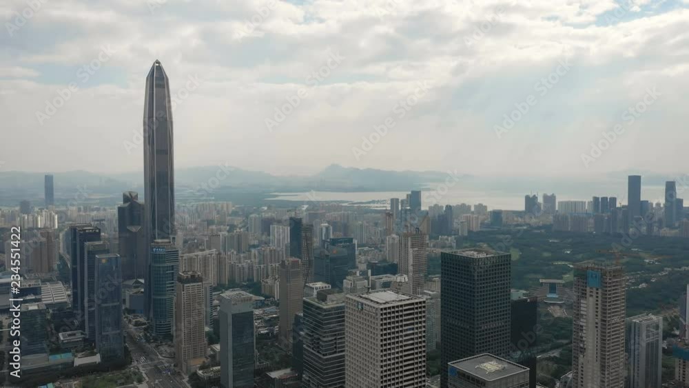 Aerial view of Shenzhen cityscape at daytime Aerial view of Shenzhen cityscape at daytime