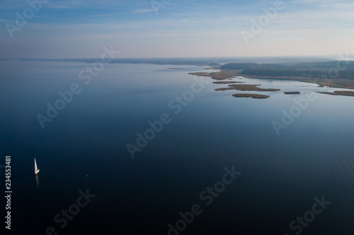 Kraina Jezior Mazurskich, Mazury Polska widok z drona photo