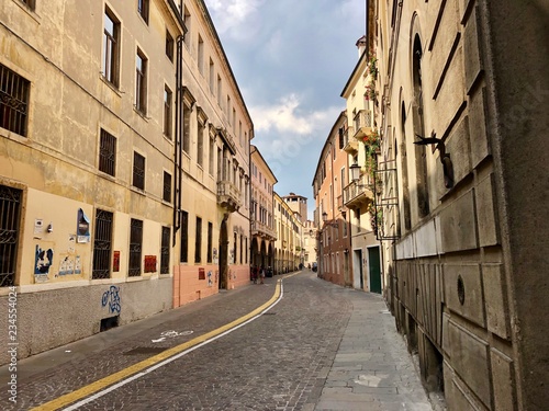 narrow street in old town