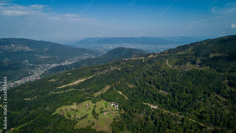 Naklejka premium szczyrk landspace