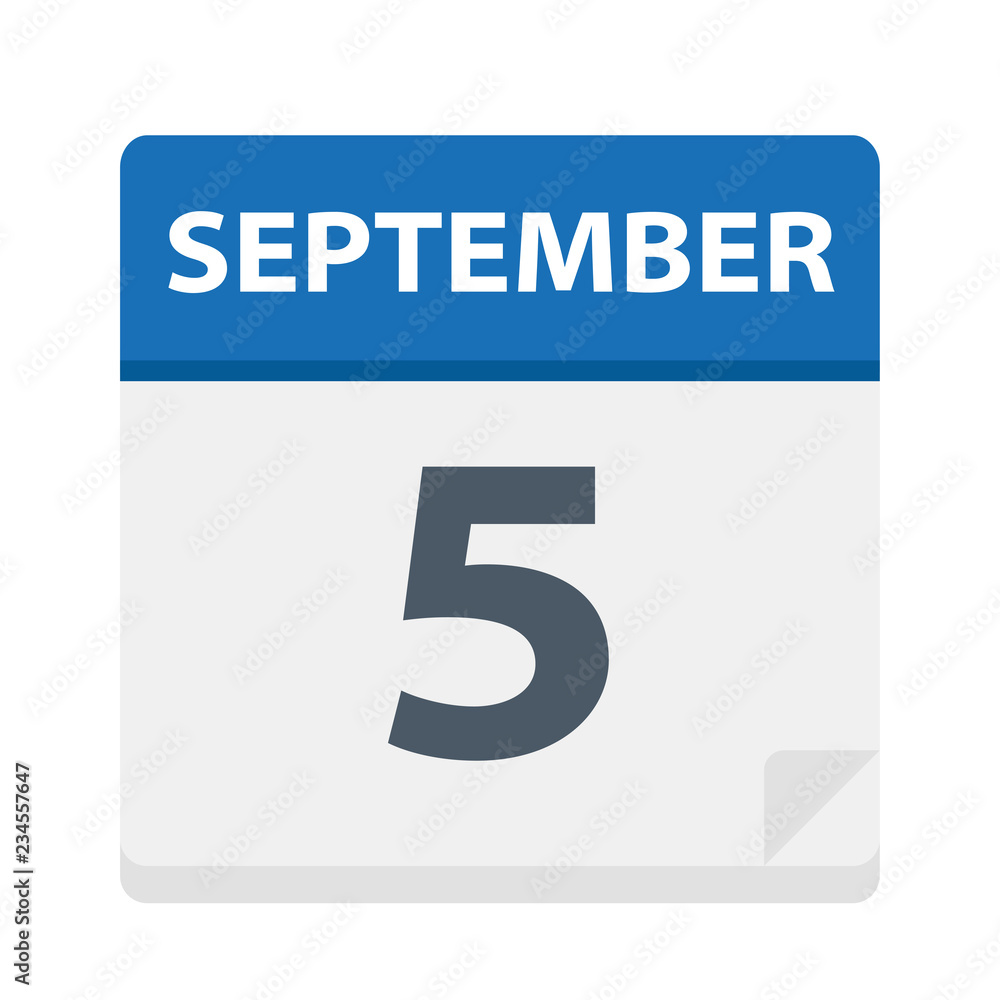 September 5 - Calendar Icon September 5 - Calendar Icon