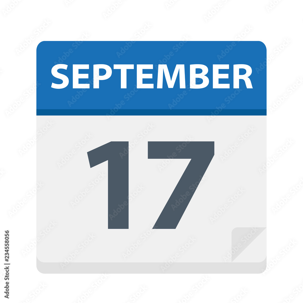 September 17 - Calendar Icon September 17 - Calendar Icon
