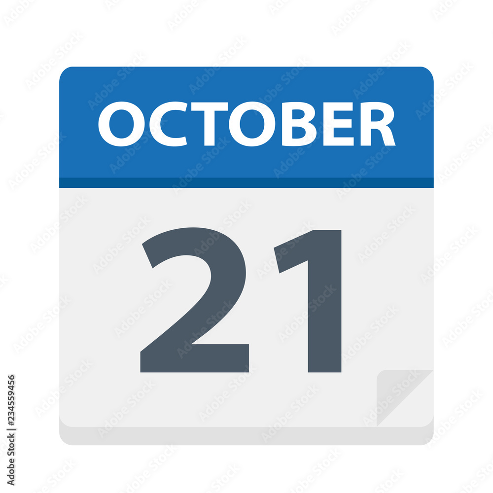 October 21 - Calendar Icon October 21 - Calendar Icon
