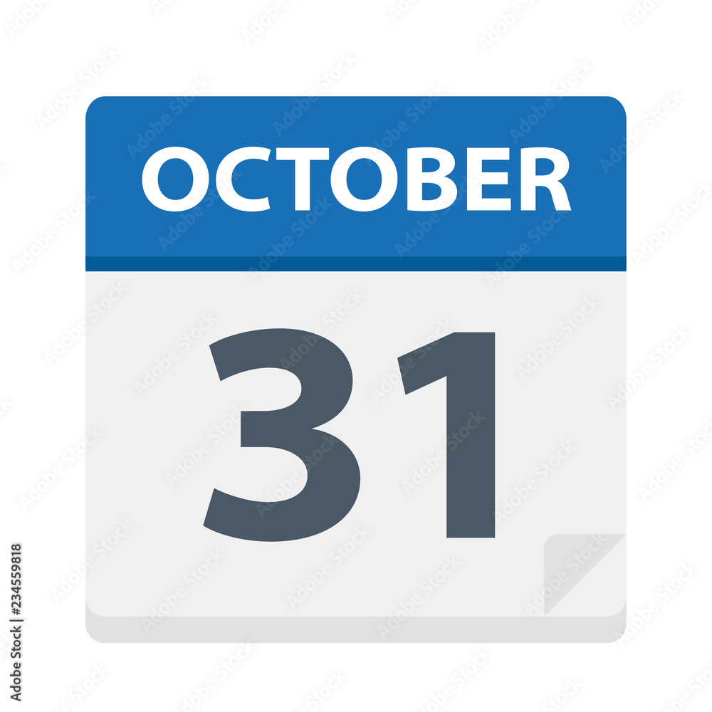 October 31 - Calendar Icon