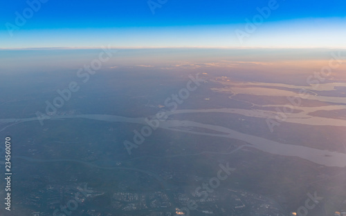 Aerial view of the beautiful Den Bommel area photo