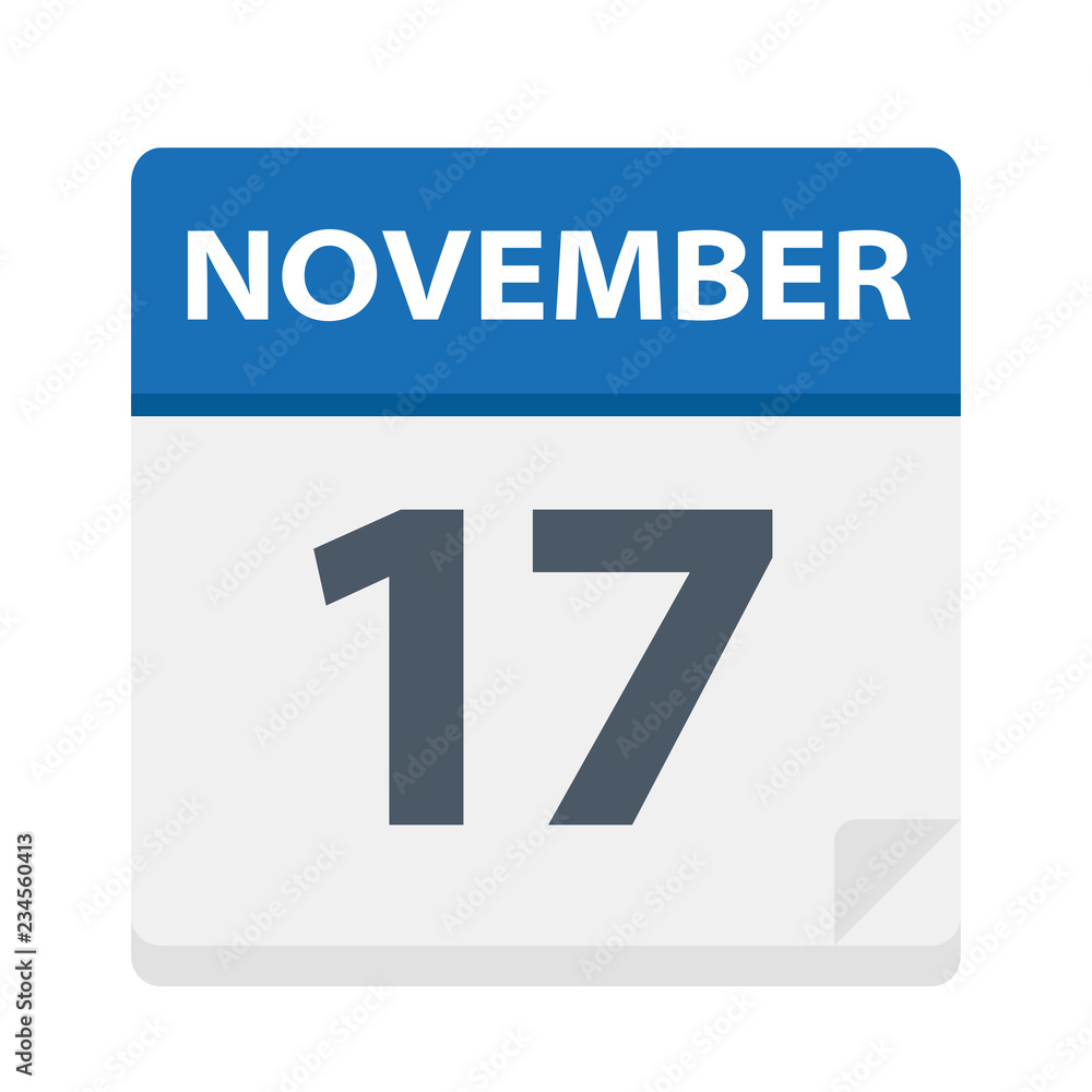November 17 - Calendar Icon November 17 - Calendar Icon