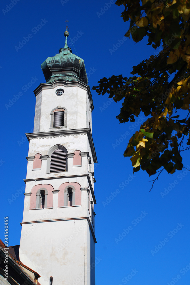 Church of St. Stephan, market square., Lindau, Bodensee, Germany