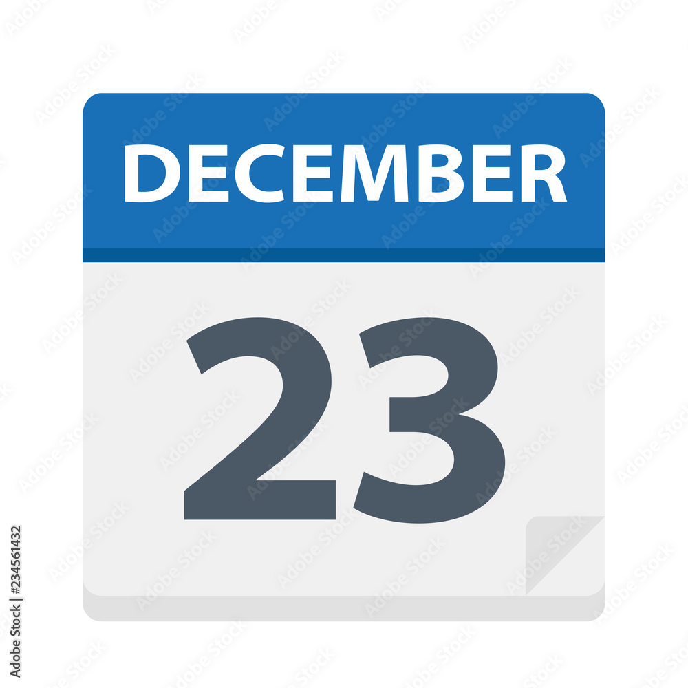 December 23 - Calendar Icon December 23 - Calendar Icon