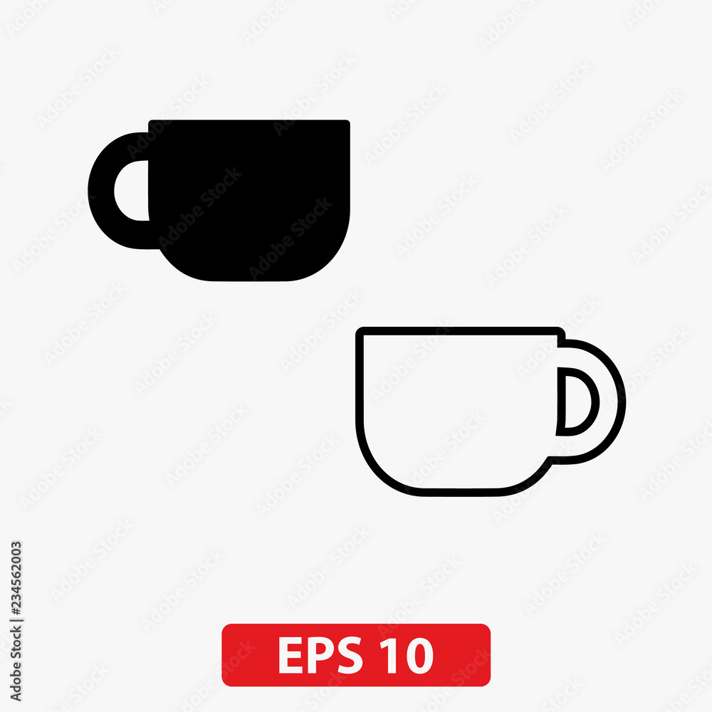 Cup icon. Vector Cup icon. Vector