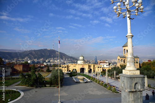 Panorama of Tbilisi, Georgia.