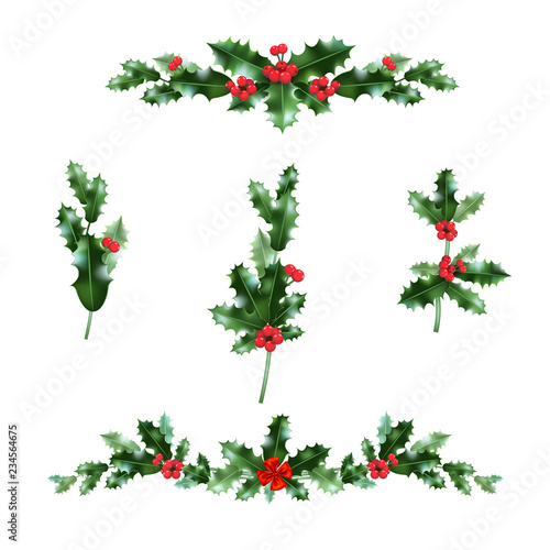 Holiday nature elements