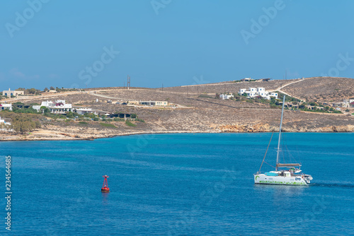 Parikia bay and harbor - Cyclades island - Aegean sea - Paroikia (Parikia) Paros - Greece © claudio968