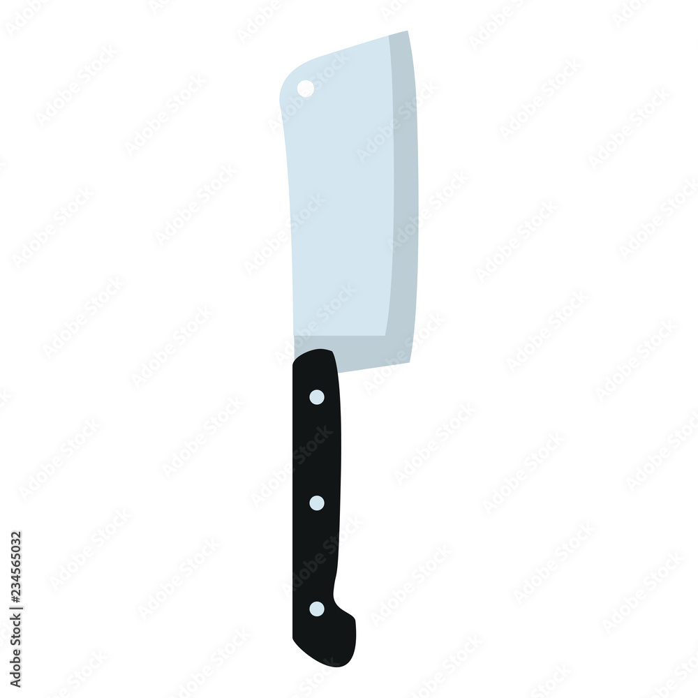 Knife for cutting meat. Vector illustration. EPS 10. Knife for cutting meat. Vector illustration. EPS 10.