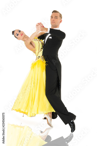 Obraz na płótnie ballroom dancers