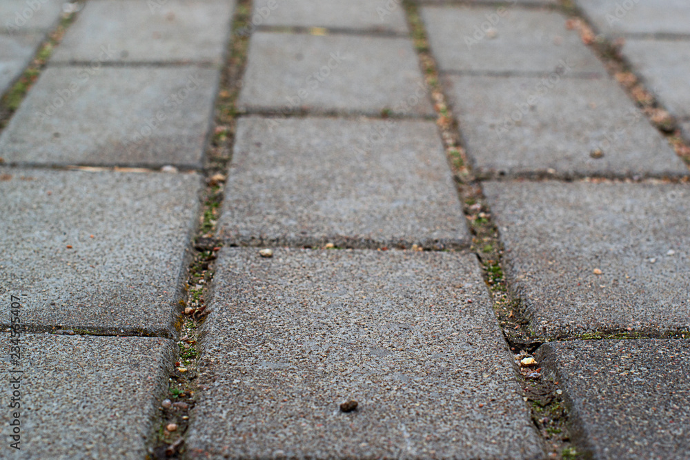 Obraz premium Rectangular stone paving