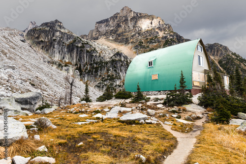 Conrad Cain Hut in the Bugaboos