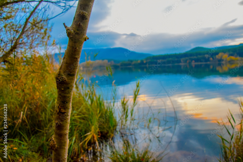 Lake landscape