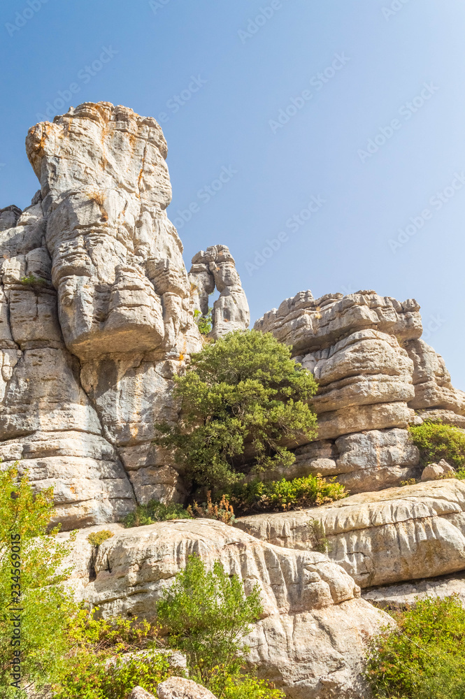 El Torcal rock formations, Andalusia, Spain