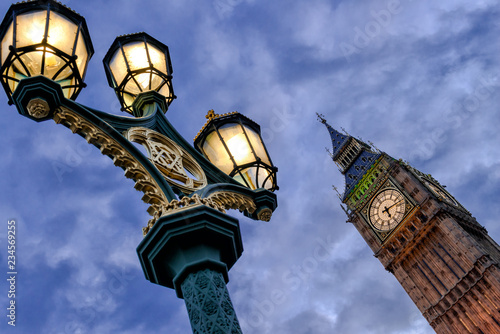 old street lamppost in london