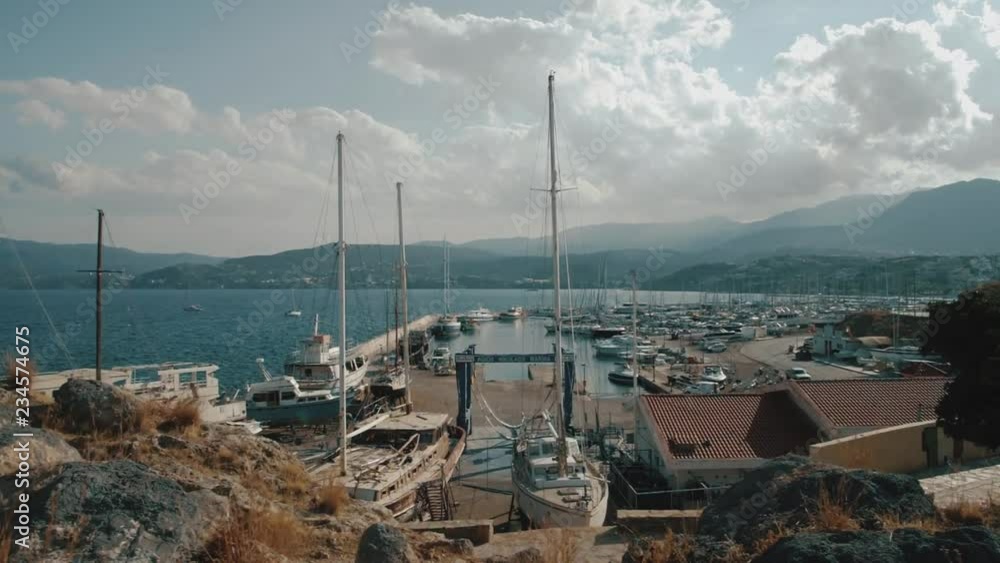 Sea Yacht Club in sunny summer day Sea Yacht Club in sunny summer day