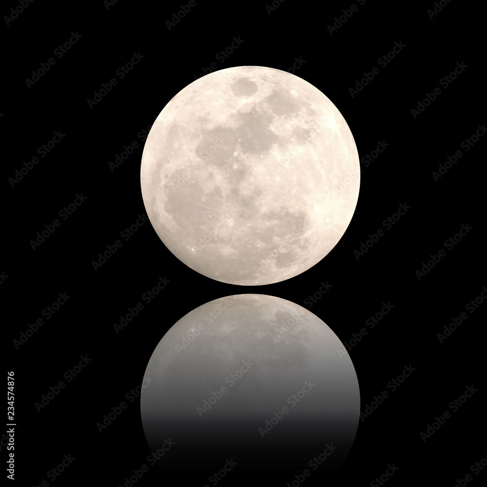 Fototapeta premium moon, the moon, the full moon