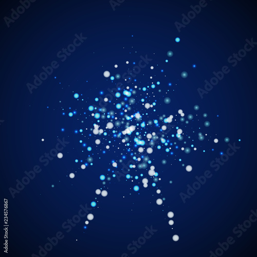 Beautiful falling snow Christmas background. Subtl