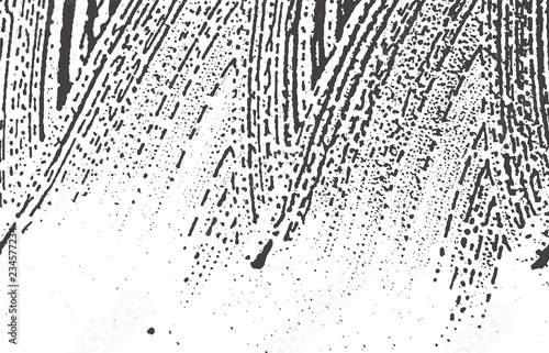 Grunge texture. Distress black grey rough trace. A
