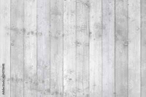 white wooden table or planks fence background, texture