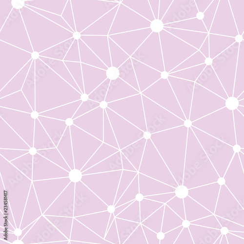 Pastel pink network web texture seamless pattern. Great for abstract modern w...
