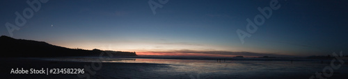 Beach Sunset Panorama