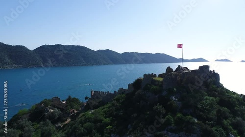 Fly over Kekova, Antalya photo