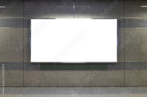 Free space  blank billboard with copyspace.
