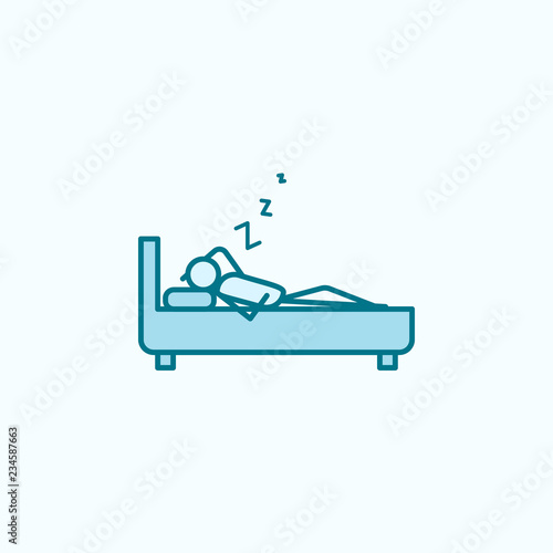 sleep outline icon