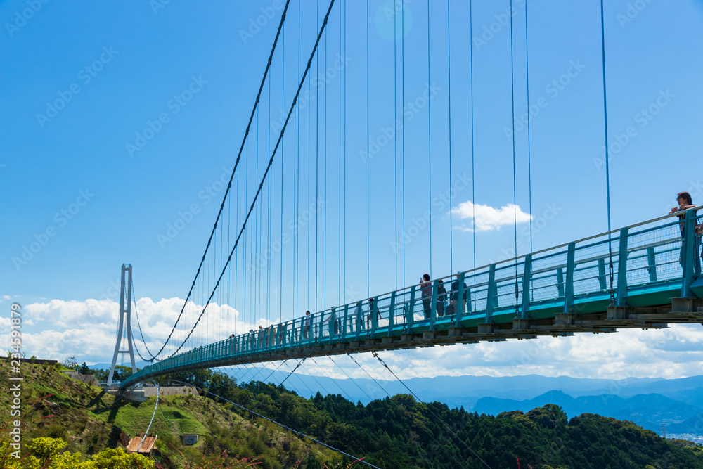 Obraz premium 三島スカイウォーク 三島市の大吊橋