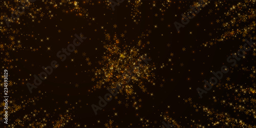 Beautiful starry snow Christmas overlay. Christmas