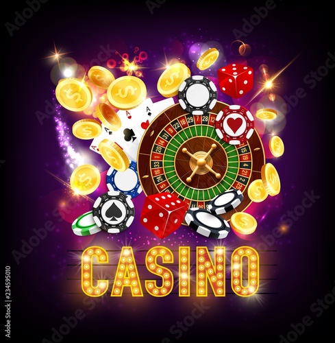 Online casino, gambling games, roulette and dice