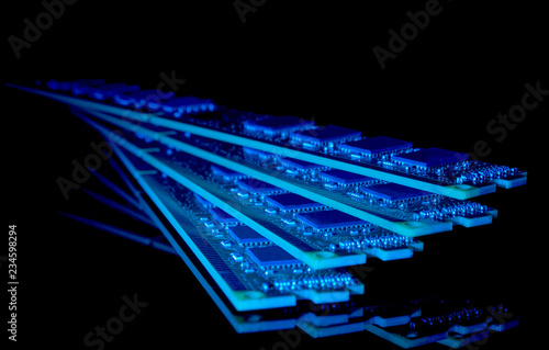 Electronic collection - computer random access memory (RAM) modules