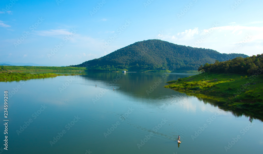 Mae Kuang dam from Chiangmai Thailand