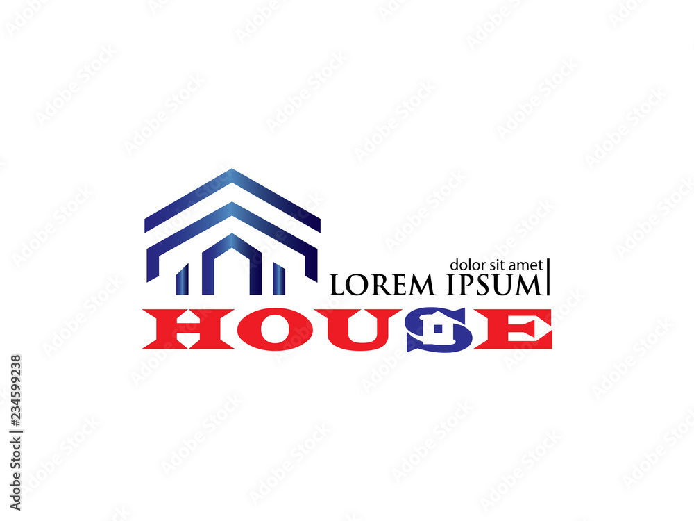 Virtual real estate house building logo construction innovation icon Virtual real estate house building logo construction innovation icon