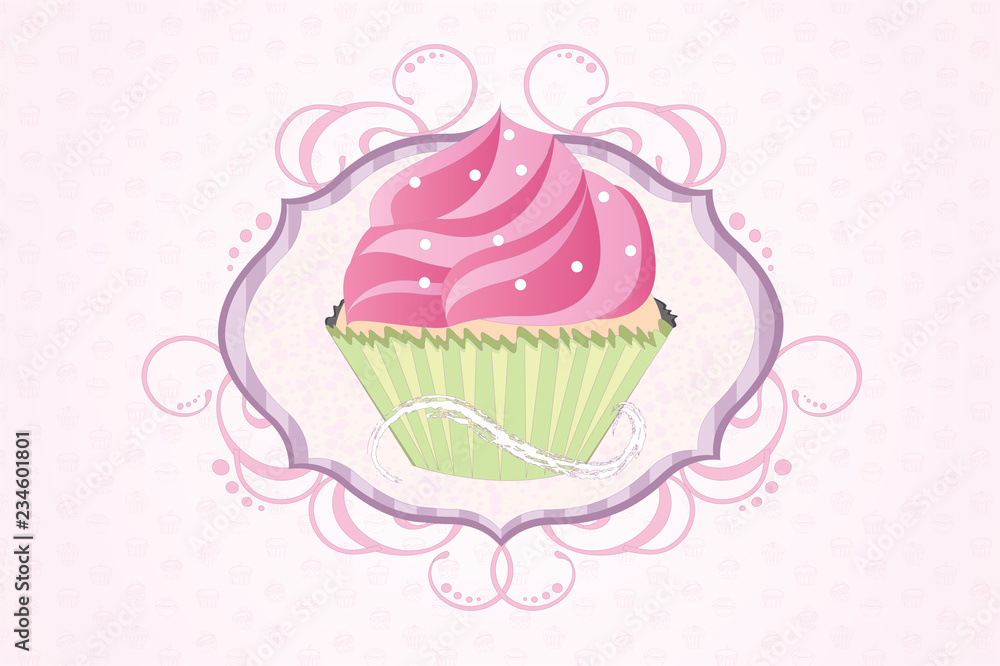 Feminine Cupcake Shield