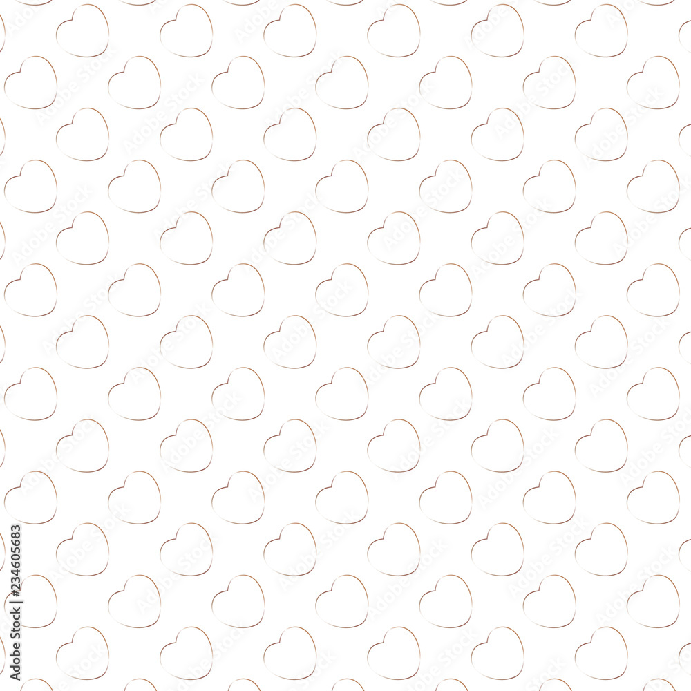 pattern with hearts black lines on a white pattern with hearts black lines on a white