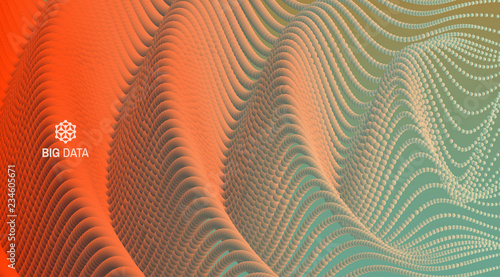 Abstract wavy background for banner, flyer and poster. Dynamic effect. Vector illustration. Cover design template. Can be used for advertising, marketing, presentation.