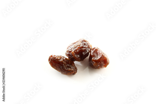 Dried grapes or raisins