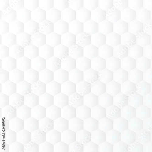Fototapeta Naklejka Na Ścianę i Meble -  White background for design. Geometric pattern. Hexagons