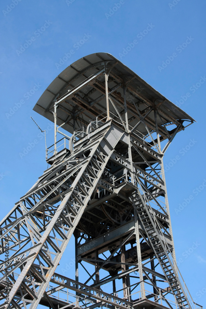Greasque France 10/25/2018. Old coal mine in Greasque, Provence France Greasque France 10/25/2018. Old coal mine in Greasque, Provence France