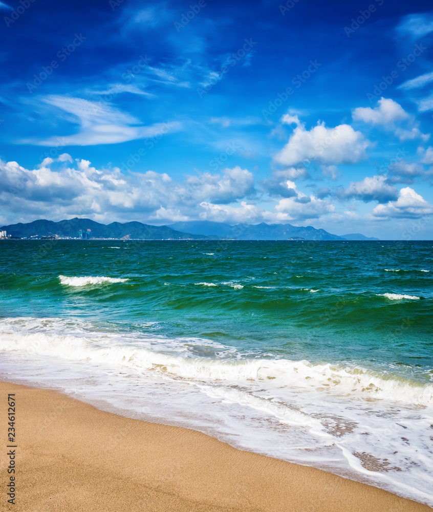  Scenic beautiful view of Nha Trang beach