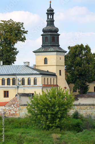 Church of the Norbertine Sisters on the bank of the Vistula River, Krakow, Poland