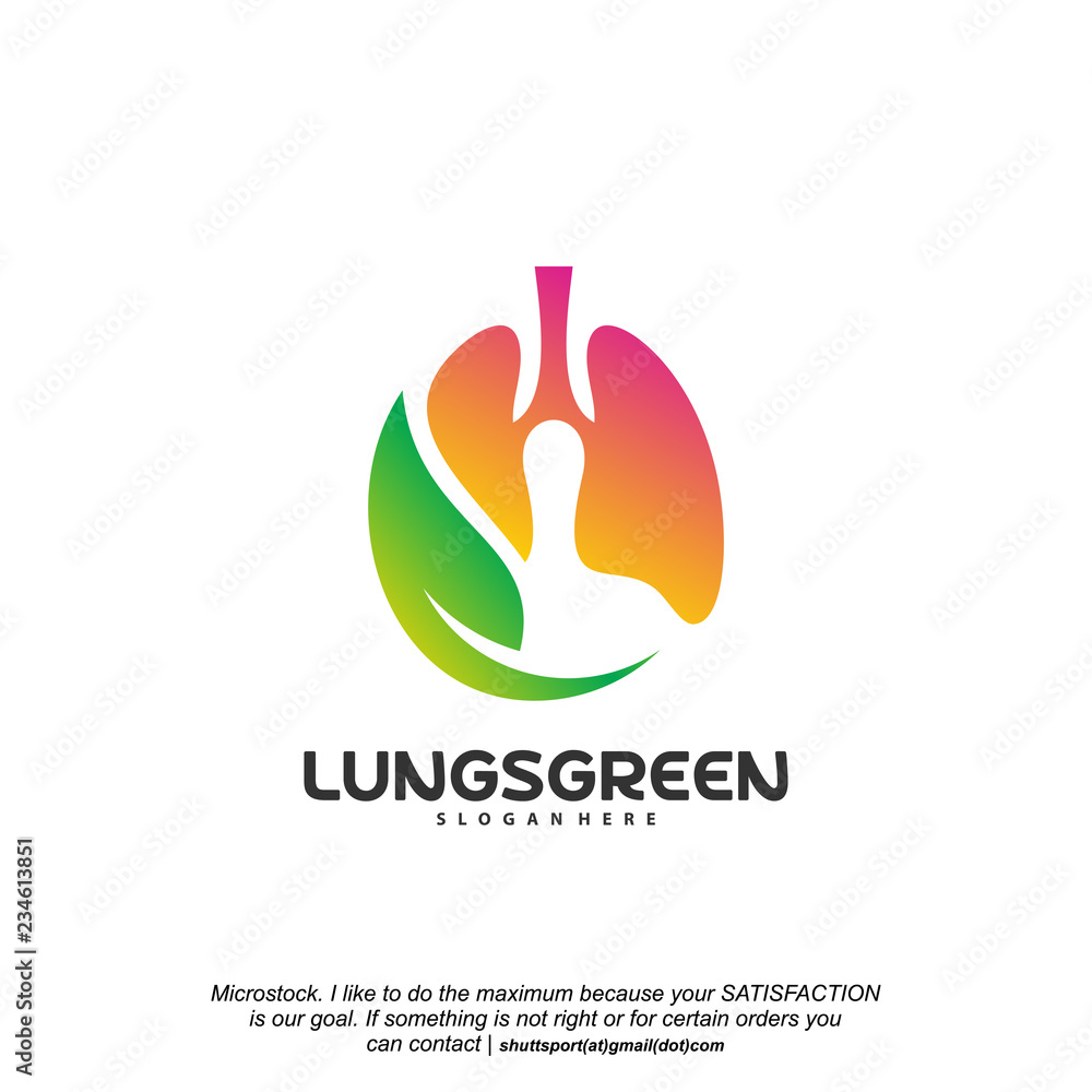 Lung care logo designs vector, Nature Lungs logo concept vector, Lungs Health logo template Lung care logo designs vector, Nature Lungs logo concept vector, Lungs Health logo template