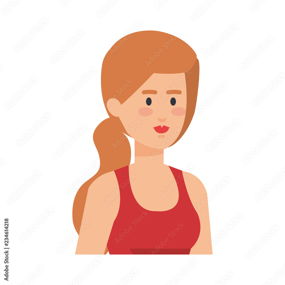 beautiful and young woman character beautiful and young woman character